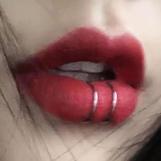 4Pcs Valentine'S Day Fashion Gift, Elegant Hypoallergenic Alloy Lip Ring, Sexy/Simple Style, Ring Style Fake Pierced Body Jewelry, Very Suitable for Daily Wear and Parties
