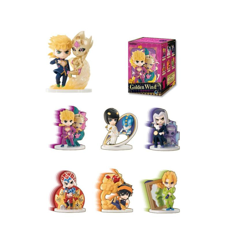 【New Arrival】Pop MART Jojo'S Bizarre Adventure Golden Wind Series Figures, Blind Box