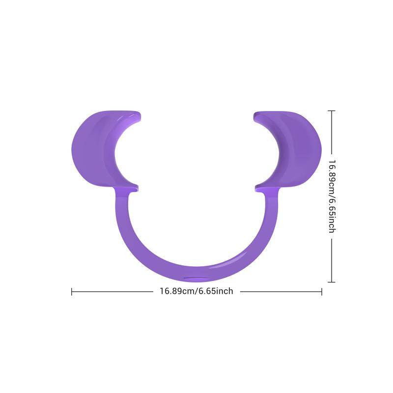 CEELIKE Purple Teeth Whitening Strips with Free Cheek Retractor - 7/21 Whitening Sessions -Nano-Hydroxyapatite Safe for Enamel - Non Sensitive Teeth Whitening - Peroxide-Free