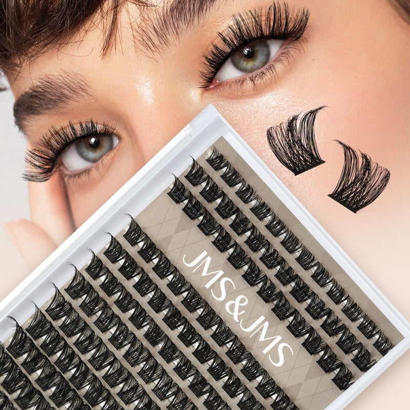 Miss Bella Kit L JMS&JMS Classic 8-18Mm Volume D-Curl Eyelash Cluster DIY Lash Extensions at Home Makeup Cosmetic Cat Eye
