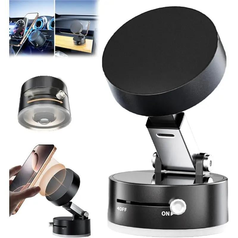 Car Vacuum Suction Phone Holder Desktop Suction Cup Magnetic New Foldable Telescopic Portable Stand Outdoor Universal