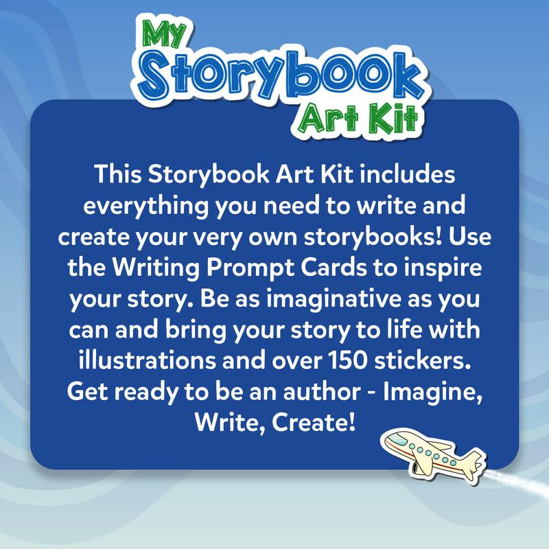 Skillmatics Storybook Art Kit - DIY Craft & Writing Kit with 300+ Stickers, Scrapbooking & Journal Activity, Gifts for Kids Ages 5 to 10