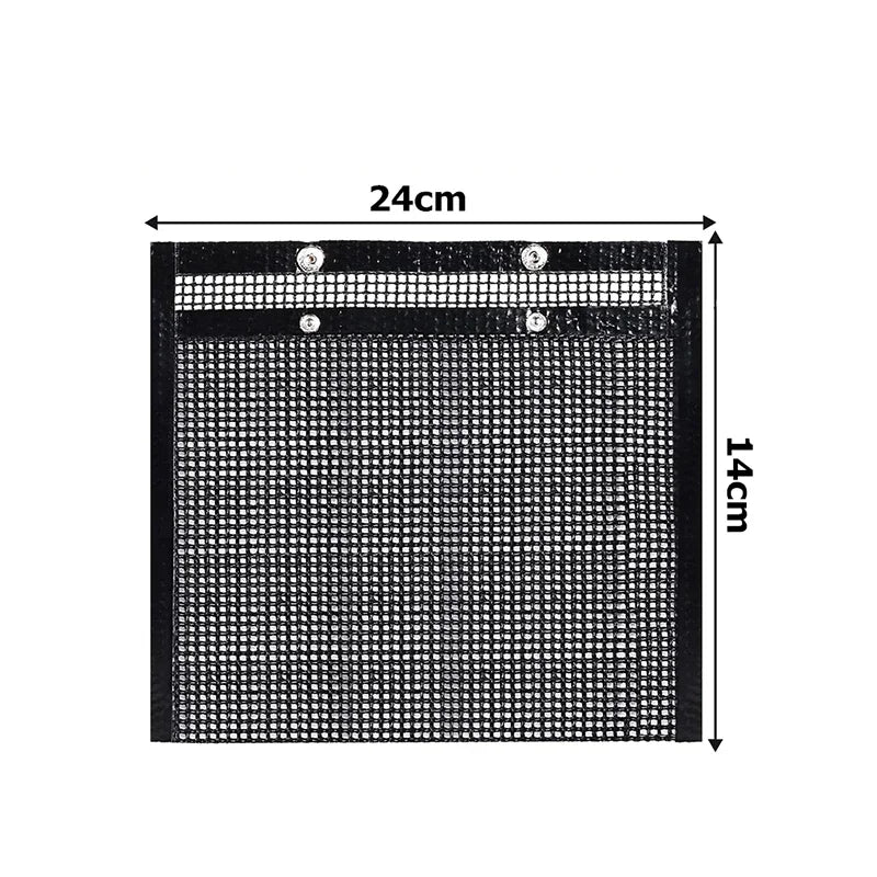 Mesh Grill Bags Reusable Non-Stick BBQ Barbecue Bags for Charcoal Gas Smokers BBQ Veggie Grill Bags
