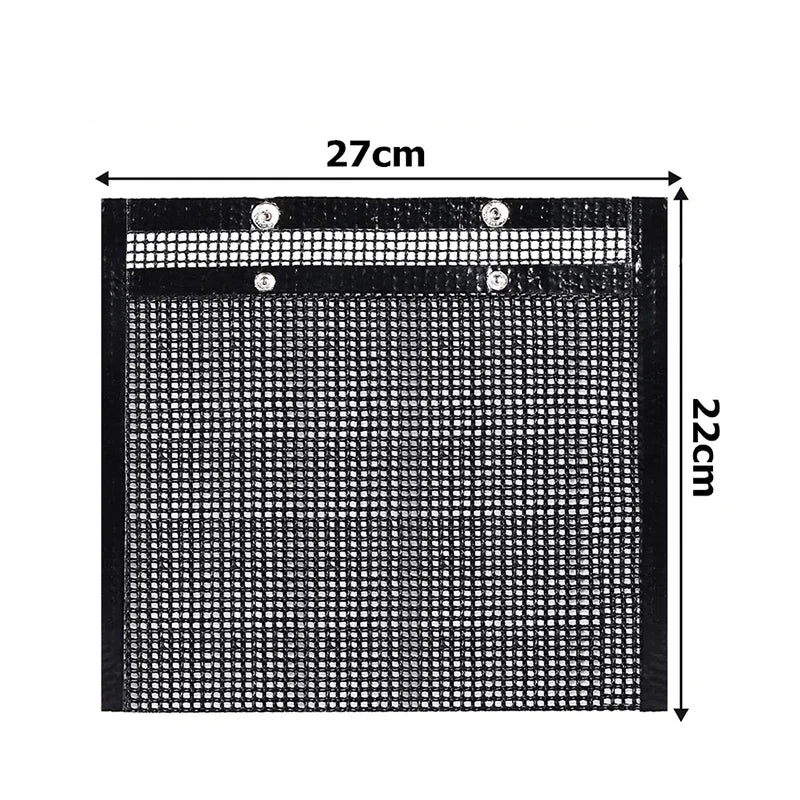 Mesh Grill Bags Reusable Non-Stick BBQ Barbecue Bags for Charcoal Gas Smokers BBQ Veggie Grill Bags