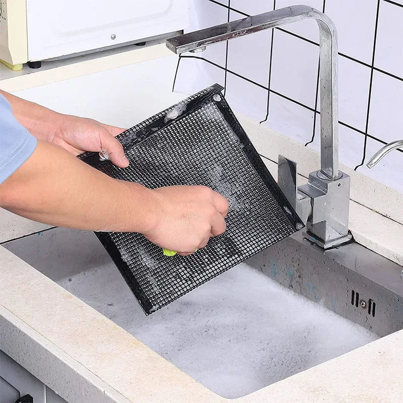 Mesh Grill Bags Reusable Non-Stick BBQ Barbecue Bags for Charcoal Gas Smokers BBQ Veggie Grill Bags