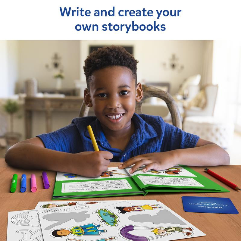 Skillmatics Storybook Art Kit - DIY Craft & Writing Kit with 300+ Stickers, Scrapbooking & Journal Activity, Gifts for Kids Ages 5 to 10