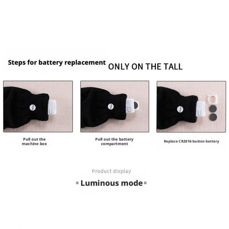 Colors Light Show LED Gloves Rave Light Finger Lighting Flashing Glow Mittens for Boys Girls Adults With