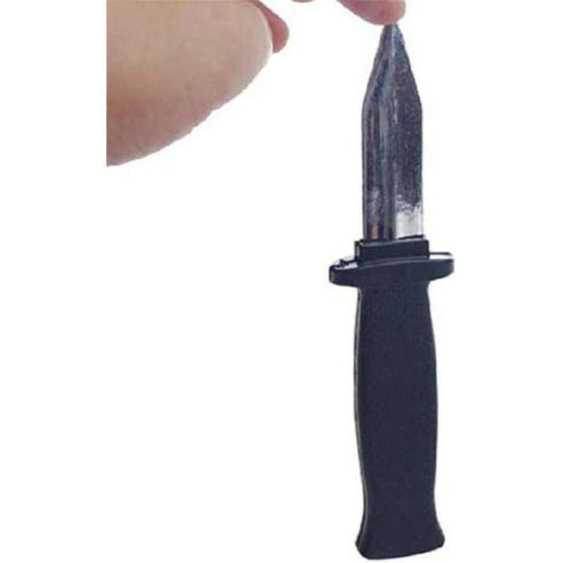 3 Pcs Retractable Knife Disappear Blade Trick Fake Dagger Joke Prank Props Halloween Gag Magic Toy