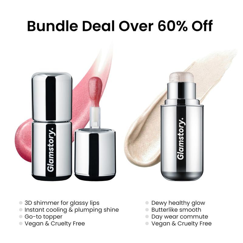 Glamstory Poptide Halo Highlighter Stick Long-Lasting Radiance & Glowing Skin Tiktokshopfalldealsforyou Makeup Bronzer Mirror Nourishing Vegan Cruelty-Free Cosmetic