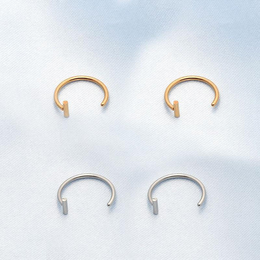 4Pcs Valentine'S Day Fashion Gift, Elegant Hypoallergenic Alloy Lip Ring, Sexy/Simple Style, Ring Style Fake Pierced Body Jewelry, Very Suitable for Daily Wear and Parties