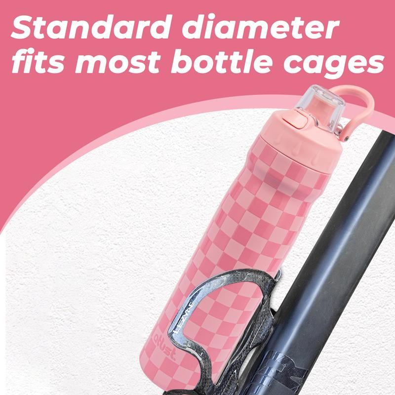 ATLIST Lightweight Stainless Bike Water Bottle 25Oz High Flow Cycling Sports Squeeze Bottle for Active Lifestyles